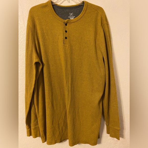 Four George Thermal Henley Shirts 2XL(50-52) - Picture 4 of 11